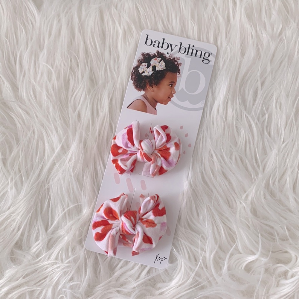 Baby Bling Bow Clips